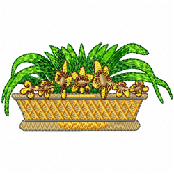 Vase For Flowers Embroidery Design 4 Vase For Flowers Embroidery Design 4